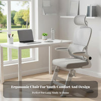Ergonomic Design Adjustable Student Chair Lumbar Support Desk Seat Reclining spine supportrest Computer Seating Breathable Mesh spine support for Teenagers, Students, Home-Based Professionals, Study Room, Workspace, Bedroom