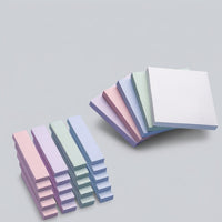 Multicolor Sticky Notes for Students Color with Long Strips, Paper Note Pads Set, 100 Sheets Each, 5 Medium