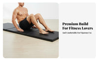 Foldable Design Tri-Fold Exercise Mat Easy to Stow Folding Gymnastics Mat Long-Lasting for Gymnasts, Beginners, Dance Studio, Home Gym