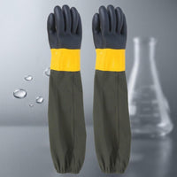 Textured Grip Chemical-Resistant Gloves Anti-Slip Corrosive-Resistant Gloves 70 Cm