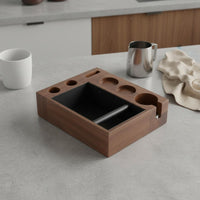 Espresso Grounds Bin Kit Espresso Specialist Type Pressing Station Easy to Pure Coffee Pressing Station for Baristas
