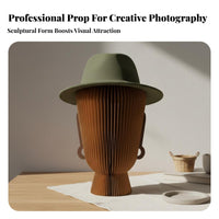 Mannequin Head Foldable Paper Stable Support for Wigs