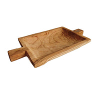 Wooden Serving Tray with Handles Easy to Carry for Kitchen