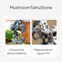Faux Taihu Rock Mushroom Cloud Mini Landscape Decor