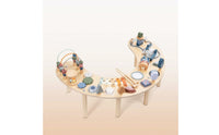 Developmental Table with Bead Maze Learning Developmental Table Wooden Activity Center Multifunctional Furniture