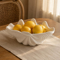 Modern Minimalist Clam Shell Bowl Artistic Design Seashell Decorative Bowl Realistic Look for Hotel, Guesthouse, Living Room