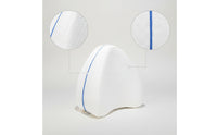 Ergonomic Contoured Leg Pillow Orthopedic Leg and Knee Pillow Washable Removable for Side Sleepers, Sleeping