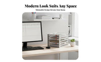 Multi-Layer A4 Paper Cabinet Large Capacity Desk Organizer Multifunctional