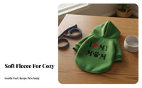 Dog Hoodie Warm Hooded Dog Sweater Machine Washable Fleece Pet Pullover for Dogs, Young Dogs, Cold Weather, Daily Wear, Outdoor