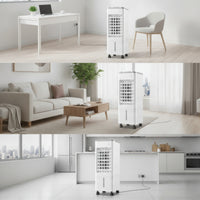 Slim Portable Evaporative Air Cooler Compact Portable Air Cooler for Small Rooms, Office
