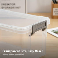 Handled Organizer container adaptable Household Storage Space-Saving for Dorm Room