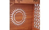 Altar Stand Carved Shrine Stand Decorative Altar with Shelf for Practitioners