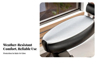 Waterproof Leather Seat Cover Sunproof Waterproof Seat Cover Four-Season Motorcycle Saddle Protector for Commuters, Rainy Days, Riding