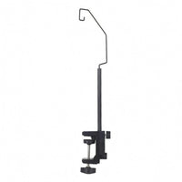 Carbon Steel Tabletop Lantern Hanger Stand Portable Clamp Lantern Holder Black Outdoor Gear