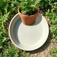 Plant Trays and Drip Tray for Indoor Outdoor Plants, Heavy Duty Melamine Plant Pot Saucers, Floor Standing Simple Style, 35.5cm Square Saucers