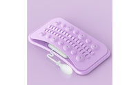 Back Stretcher with Air Pump Textured Traction Board Portable for Fitness Enthusiasts, Stretching Practice Practitioners