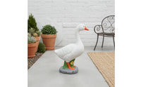 Goose Statue Outdoor Garden Goose Decor Authentic Yard Art for Flower Bed