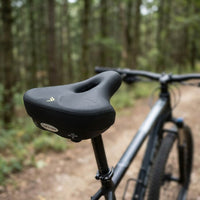 Soft Inflatable Bike Saddle Perforated Hollow Bike Saddle Breathable Padded Cycle Seat Shock Absorption
