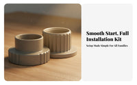 2 Pieces Cylindrical Pool Fountain Adapter Kit Easy Installation Male Female Adapter Set Long-Lasting Universal Fit