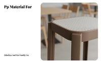 Minimalist Design Backless Counter Stool Stable Widened Base Bar Chair Floor Protection Hoop Seating Furniture Easy Assembly for Adults, Cafe Owners, Homeowners, Kitchen Island, Dining Room
