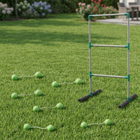 Sturdy Water Play Ladder Frame Active Ladder Toss Game with Balls Sturdy Toss Game Set Classic for Family