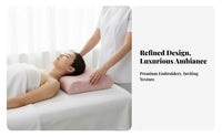 Includes Pillowcase Beauty Salon Pillow Removable Washable Cover Latex Pillow High Elasticity for Beauticians, Adults, Spa, Resting, Bedroom