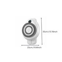 Height Adjustable Wall-Mounted Back Scrubber Charging Electric Body Washer LED Digital Display Automatic Shower Brush for Elderly, People with Limited Mobility