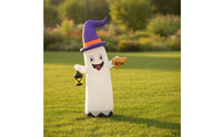 Outdoor Halloween Inflatable Ghost Standing Ghost Decoration with Lantern Bright Huge for Party Displays