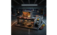 Double-Layer Parking Garage Built-in Lights Lighted Parking Garage Architectural Details Lighted Miniature Scene