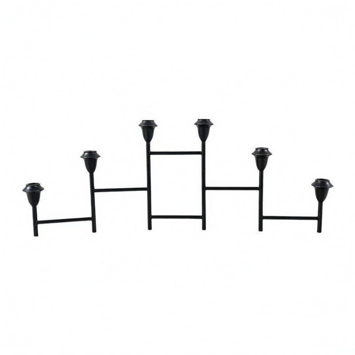 Wrought Iron Candle Holder Multi-Head Foldable Candle Holder Stable
