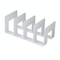 Transparent Design Multi-Section Display Stand Minimalist and design Clear U-Shaped Stand Space-Saving desktop display stand High transparency for Students, Adults, Dorm Room