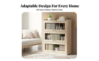 Large Capacity Multi-Tier bookshelf with Drawers Simple Design bookshelf Sturdy Construction unattachedstanding Shelf Unit Easy Assembly for Children, Book Lovers, Office Workers, Study Room, Bedroom