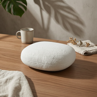 Soft Texture Boucle Textile Footrest Multi-Functional Capsule-Shaped Bench Versatile Long Ottoman Modern Design for Business Owners, Interior Decorators, Entryway, Clothing Boutique, Bedroom, Living Room