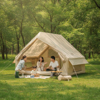 Inflatable Tent with Canopy Waterproof Inflatable Tent with Pump Quick Setup for Campers, Families, Camping, Backyard