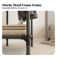 Freestanding Corner Hall Tree Space-Saving Coat Stand Multihanger Garment Rack Minimalist Design for Students, Apartment Dwellers, homeowners, Bedroom, Hallway, Dorm Room, Office