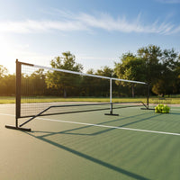 Portable Pickleball Reliable Support Net Frame Regulation Pickleball Net Lockable Wheels Sports Gear for Outdoor, Indoor