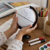 DIY Erasable Globe Kit for Kids and Students - 14.2cm / 20cm