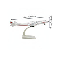 Detachable Landing Gear AN-225 Model Plane Realistic Details Soviet-Era 225 Model Collectible Cargo Aircraft Copy Desktop Decoration for Aviation Fans, Collectors, Desk Display