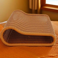 Rattan Neck Pillow Breathable Woven Neck Pillow Textured