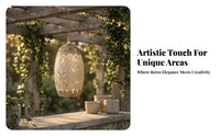 Wind Lantern Japanese-Influenced Vintage Lantern Embossed Floral for Home Display