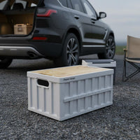 Car Trunk Organizer Box Portable Foldable Camping Box Large Capacity for Campers
