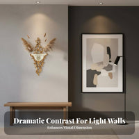Modern Design Wall-Mounted Flower Holder Space-Saving Wall-Mounted Plant Container Elegant Home Decoration distinctive Shape for Art Lovers, Homeowners, Interior Designers, Entrypath, Hallpath, Living Room, Bedroom