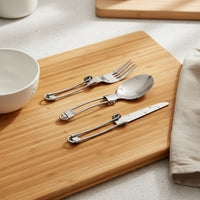 Portable tableware Kit Compact Portable Cooking Set Camping spoon fork knife for Hikers