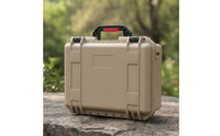 Hard Shell Case Heavy-Duty Sheltering Case with Handle Water-Resistant Storage Box for Technicians, Photographers, Travel, Outdoor