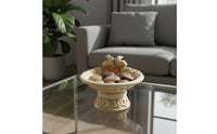 Multi-Functional Pedestal Bird Trinket Tray Hand-Painted House Decoration Fine Workmanship for Entryway