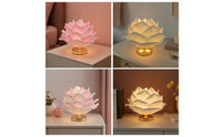 Decorative Lotus Flower Lamp Elegant Flower Lamp Romantic Accent Light Compact for Living Room
