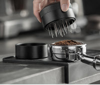 Adjustable Rotating Coffee Distribution Tool with Needles