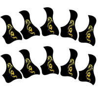 10 Pieces Guitar Pickguard Decorative Acoustic Guitar Pickguard Replacement Pick Guard for Students