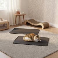 Silicone Pee Pad Holder Leak-Resistant Dog Training Pad Holder Floor Protection Foldable Pet Toilet Mat for Dogs, Young Dogs
