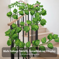 Artificial greenery strand Low Maintenance Fake greenery string Flexible for Business Owners